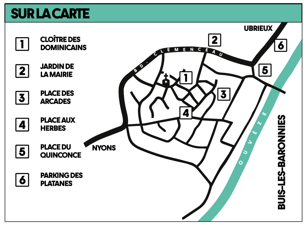 Plan du Festival Pantaï à Buis-les-Baronnies